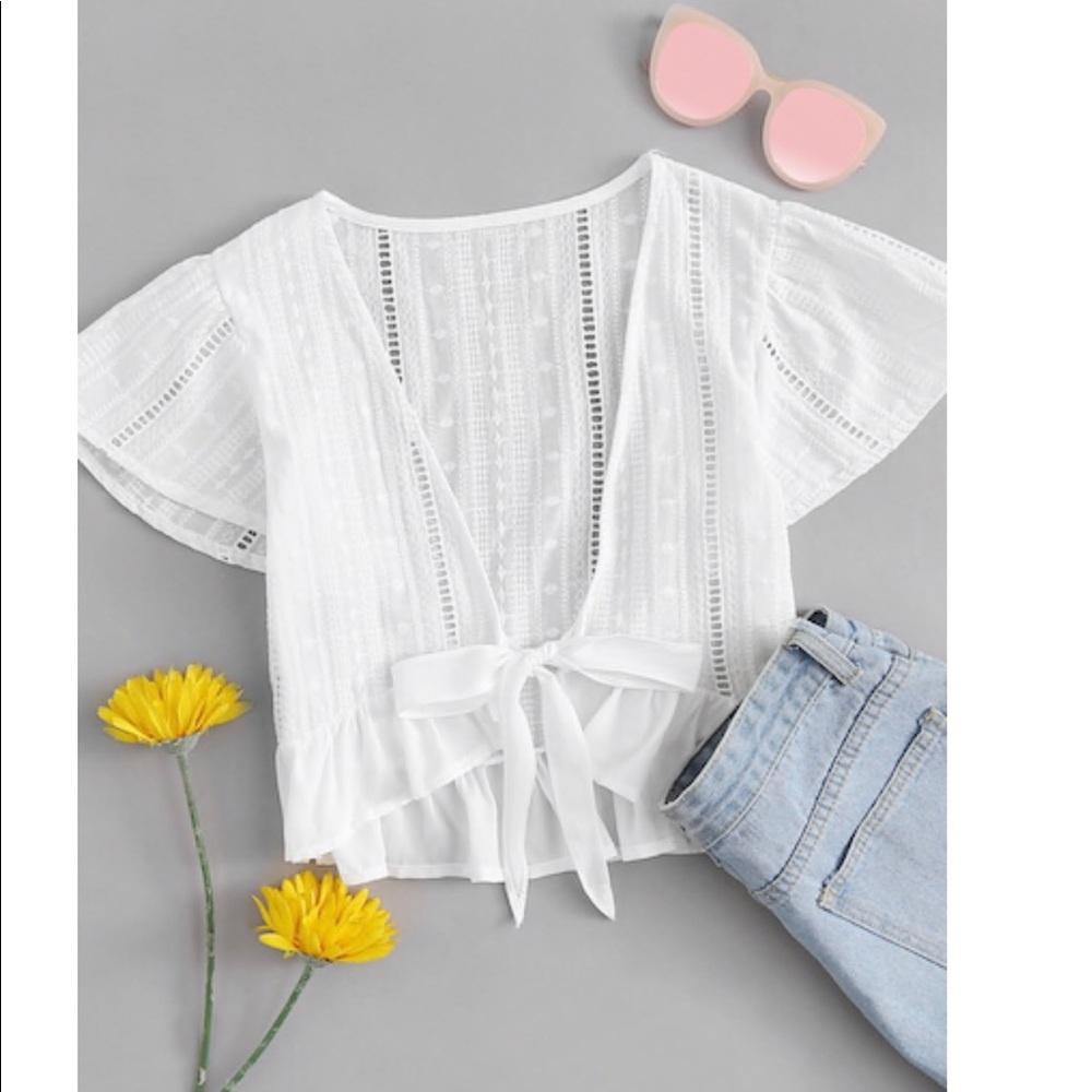 Front tie blouse!